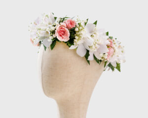 170 White Orchid & Pink Roses Side 2