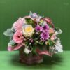 Beautiful bouquet with a colorful assortment of bright sweet flowers